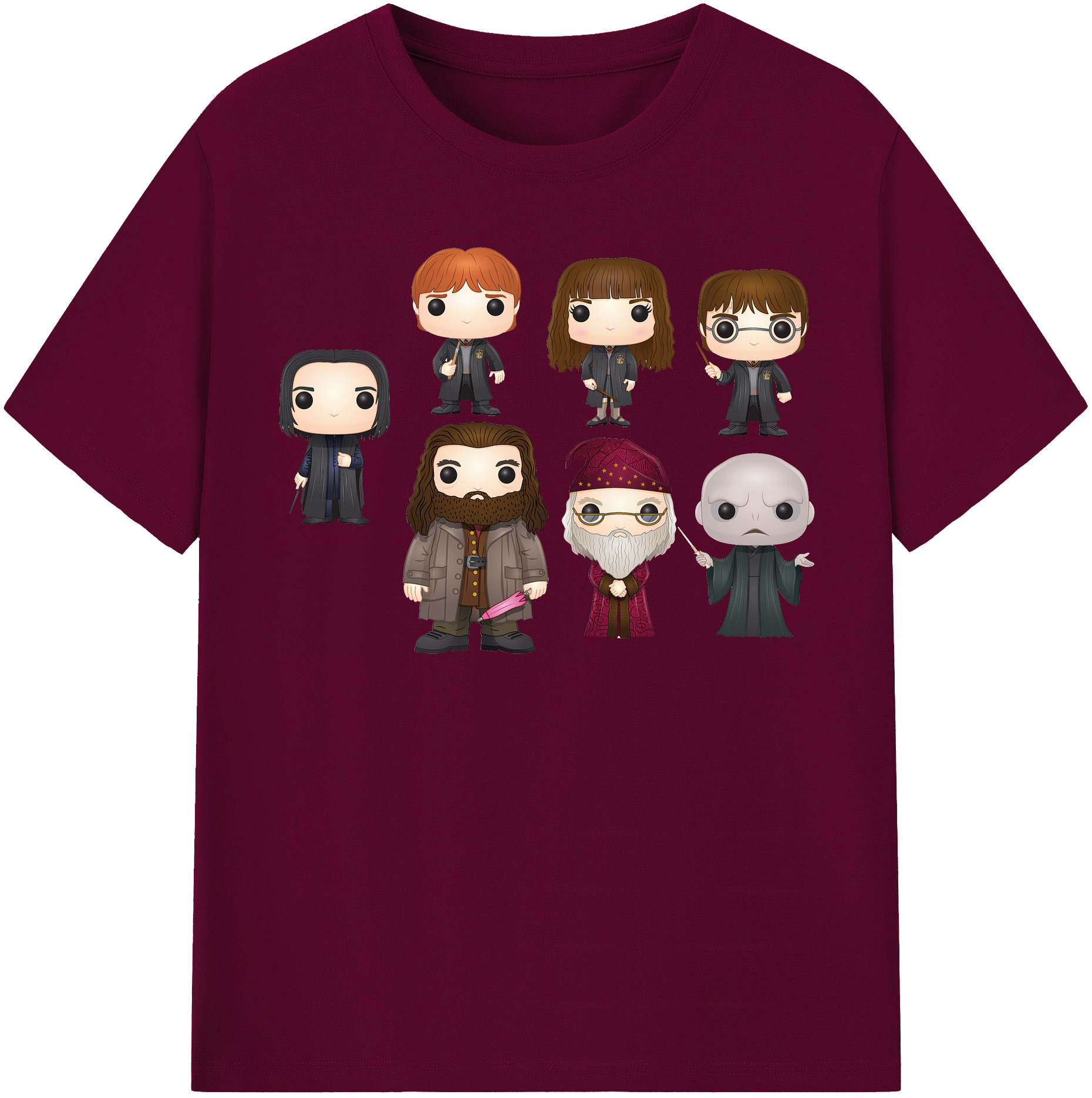 （画像用） Harry Potter ハリー・ポッターシリーズ レディースカジュアルプリントTシャツ（綿100％）